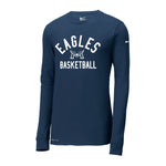 REMSS Basketball Nike™ Dri-Fit Cotton/Poly Long Sleeve Tee – Navy