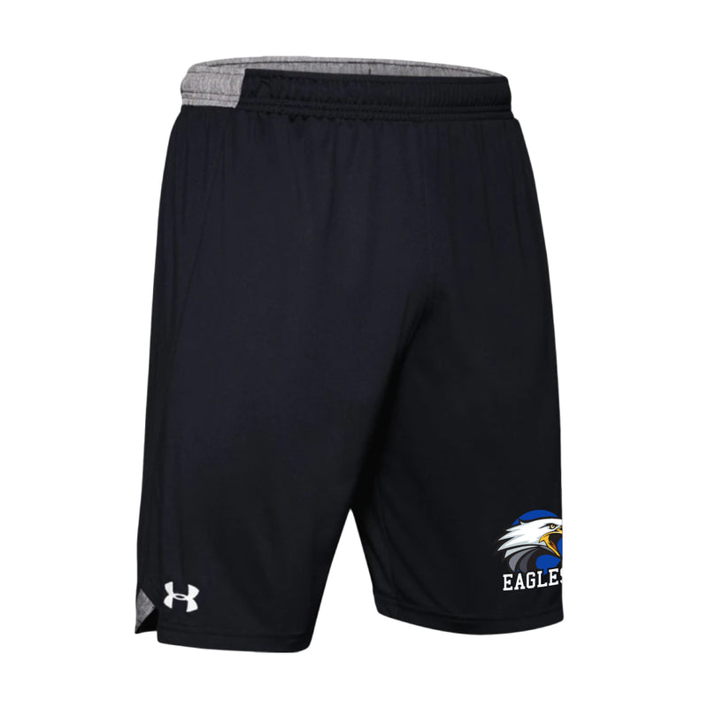 REMSS Eagles Under Armour® Locker 9" Pocketed Shorts – Black